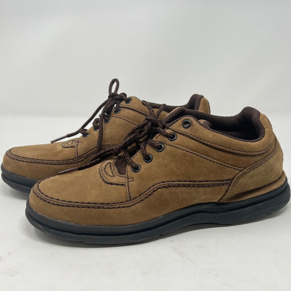 Rockport Womens Active by Orthaheel World Tour Classic Brown Lace Up Size 9.5